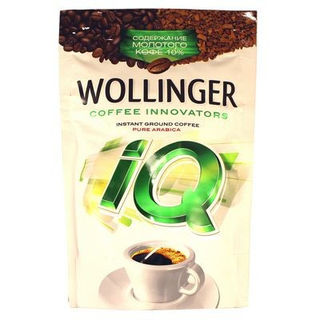 Кофе растворимый Воллинджер IQ с добавлением молотого 75г